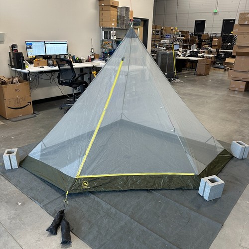 Backpacking Mesh Shelter Big Agnes Gold Camp Mesh Inner Tent - 3