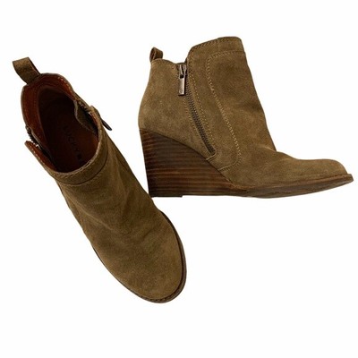 yahir wedge bootie