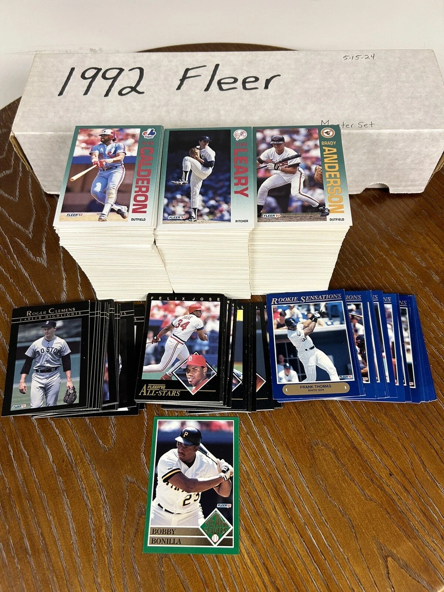 Fleer Tony Gwynn 1992 Season Baseball Sports Trading Cards