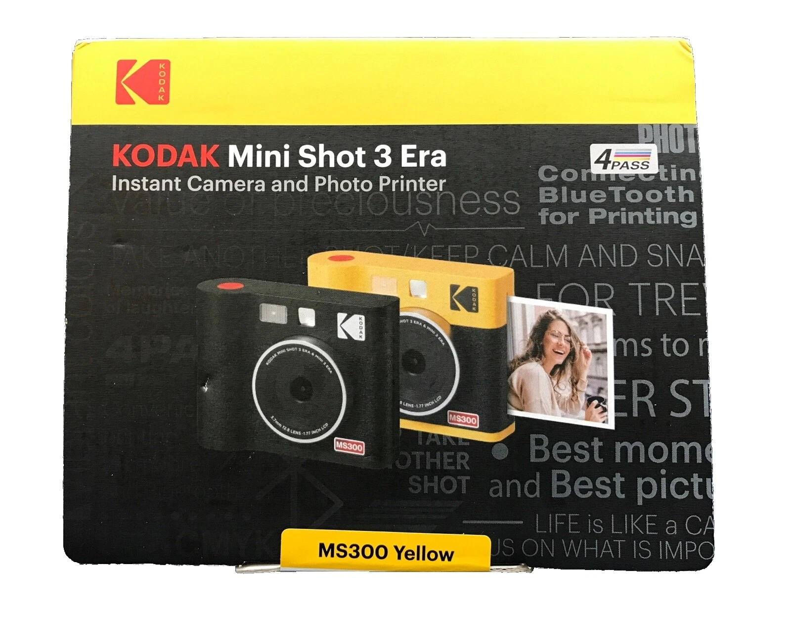 Cámaras de película instantánea Kodak con flash incorporado