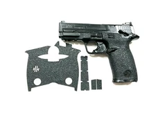 HANDLEIT Laser Cut Textured Rubber Gun Grip Tape for Smith&Wesson M&P 22 Compact
