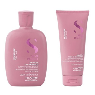 ALFAPARF MILANO Semi di Lino Moisture Nutritive Shampoo and Conditioner Set fo