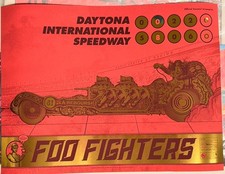 Foo Fighters Gold Foil Poster Daytona Welcome to Rockville 26 Rob Jones AP /25