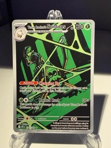 Pokémon TCG 'Destined Rivals': Team Rocket's Spidops 187/182