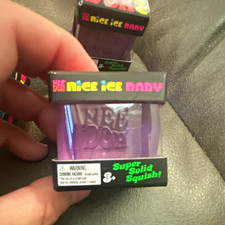 Schylling NeeDoh Nice Ice Baby Squish Squeeze Toy, Purple, 26056HY