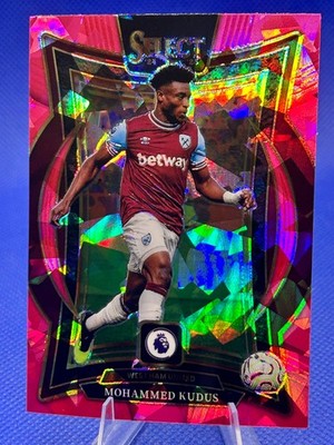 2024-25 Panini Select Premiere League Mohammed Kudus Pink Ice Terrace #69