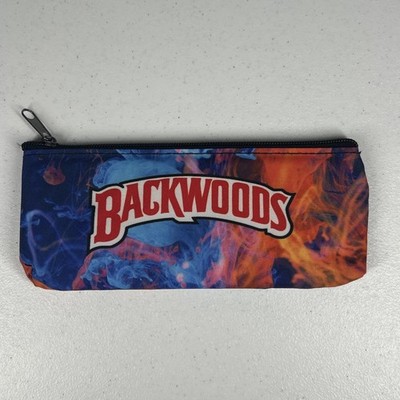 Backwoods Storing Pouch Flame Fire 8''x 3'' Blue Orange Black