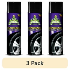 (3 Pack) CRISTAL PRODUCTS Untouchable Tire Shine Spray 13oz Each, Car Care