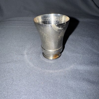 Vintage Peters .38 Caliber Bullet Shot Glass Jigger Trench Art Barware Novelty
