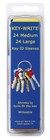 Key-Write 17248 Assorted Color Plastic Key ID Tag