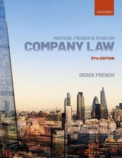 Mayson, French & Ryan on Company Law by Derek French (English) Paperback Book