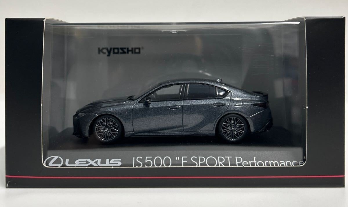 Kyosho 1/43 Lexus IS500 F SPORT Performance Gray Diecast Model