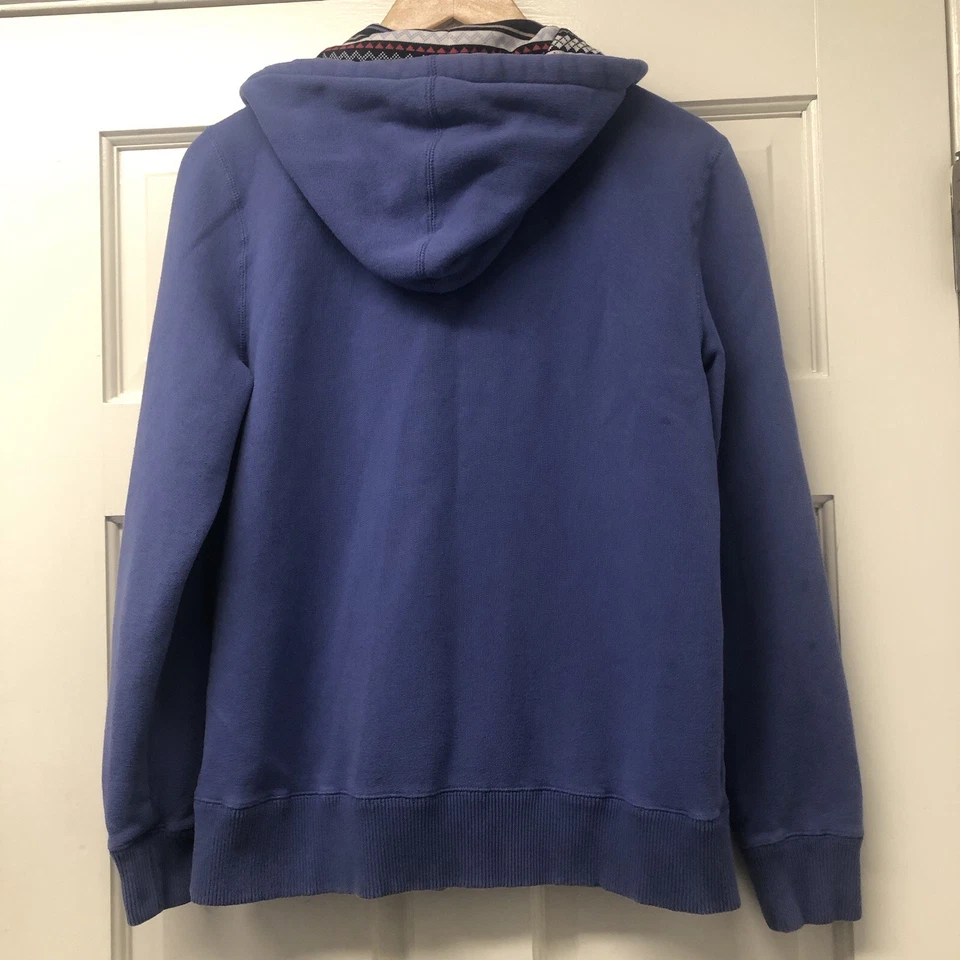 Tommy Hilfiger Mujer Púrpura/Azul Sudadera Chaqueta Sudadera con Capucha Cremallera Frontal Talla Lg Foto 2 de 4