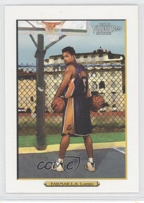 2006-07 Topps Turkey Red White Jordan Farmar (Ad Back) #221 Rookie RC 9fc