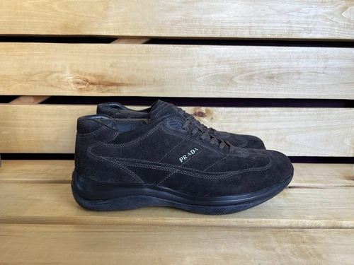 Chaussures homme Prada en daim marron pointure UK 8 US 9 EU 42