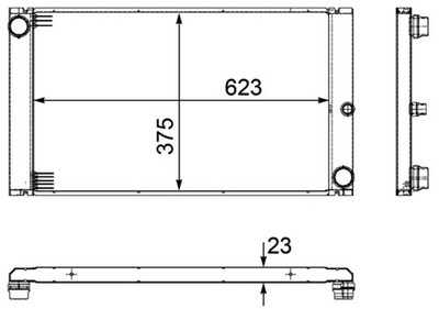 MAHLE CR 1093 000P Kühler, Motorkühlung für BMW