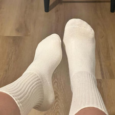 Unbleached Organic Cotton Crew Socks - 3 Pack