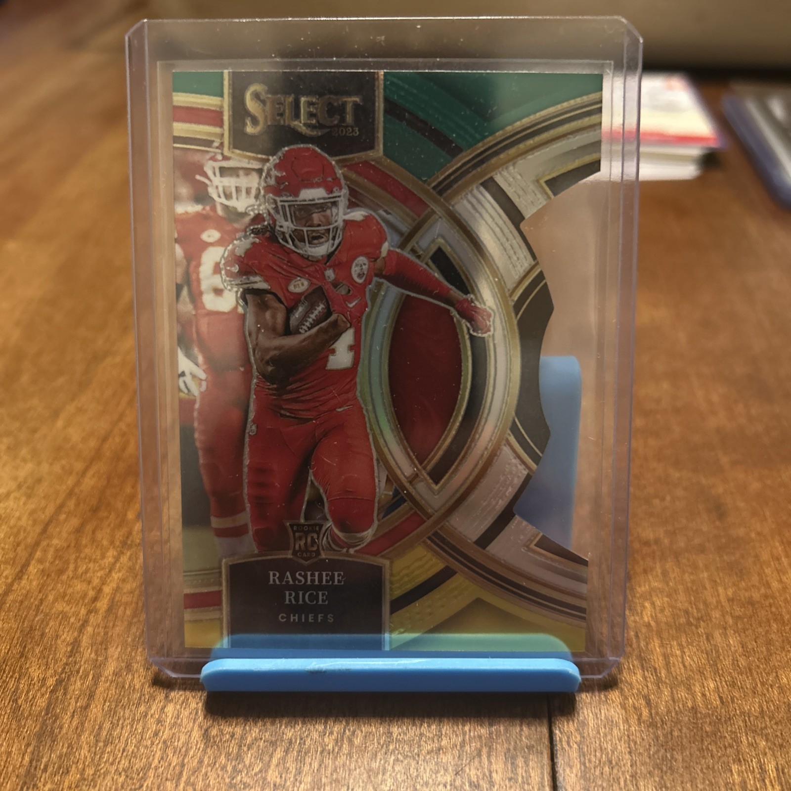 2023 Panini Select - Premier Rashee Rice #132 Green & Yellow Prizm Die-Cut (RC)