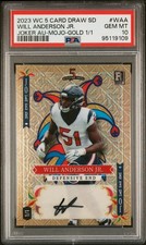 2023 WILD CARD 5 CARD DRAW STACKED DECK JOKER AUTOS WILL ANDERSON JR. 1/1 PSA 10