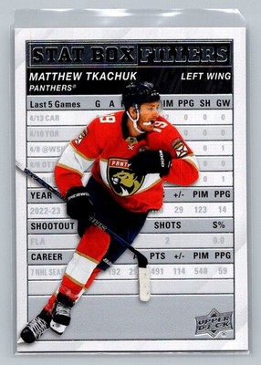 Matthew Tkachuk 2023-24 Upper Deck #SB-10 Stat Box Fillers