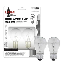 Lava 5032-6 40-Watt Replacement Item #5032 Light Bulb, 2 Count (Pack of 1), C...