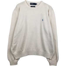 Used Ralph Lauren POLO by Ralph Lauren cotton knit sweater men's size XL ap...