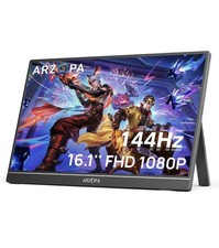 ARZOPA 16.1  144Hz Portable Gaming Monitor FHD 1080P USB-C HDMI Z1FC New