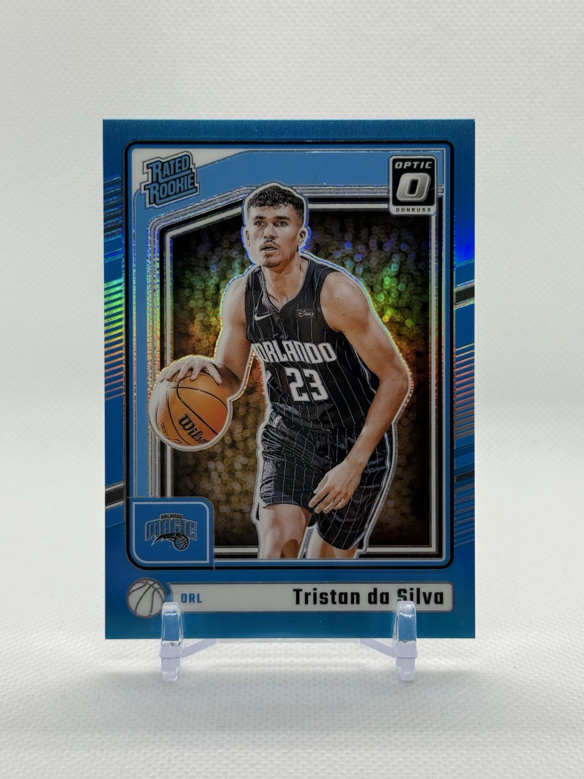 Tristan Da Silva 2024-25 Panini Donruss Optic #260 Rated Rookie Aqua /225 Magic