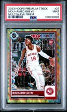 2023 Hoops Premium Stock Mouhamed Gueye ROOKIE RC Multiwave Prizm SP PSA 9 MINT