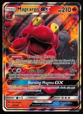 2018 Sun & Moon - Lost Thunder Magcargo-GX Stage 1/Rare Holo GX #44