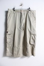 Vintage Abercrombie & Fitch 3/4 Lenght Y2k  Shorts - Beige - Size W34 (J13)