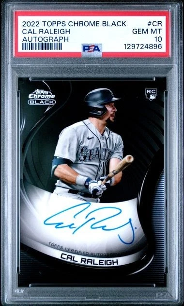 2022 Topps Chrome Black - Cal Raleigh #CBA-CR for sale | eBay