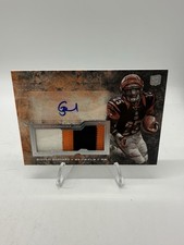 2013 Topps Inception /150 Giovani Bernard Jumbo Quad Triple RPA Patch Auto