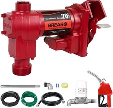 Fuel Transfer Pump 12 Volt 20 GPM High Flow Fuel Pump with Premium filter