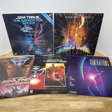 Lot Of 5 Star Trek Laser Discs Generations First Contact Search For Spock, II, V