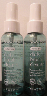 2 x EcoTools Daily Makeup Brush Cleaner Cleanser 3 oz ea SALE HELPS DOGS & CATS!
