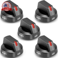 DG64-00473B Fits for Samsung Stove Knob Replacement, 5-Pack  Gas Oven Stove Kno