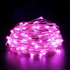 10/200 Fairy String Lights LED Battery Micro Rice Wire Copper Party Birthday