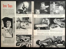 1948 Toy pictorial Smith Miller Silver Streak-Doepke Grader-Hettrick Pedal Wagon