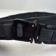 TUFF Ez-Feed Cobra Belt 1.5 Tactical Black Size L Adjustable Heavy Duty