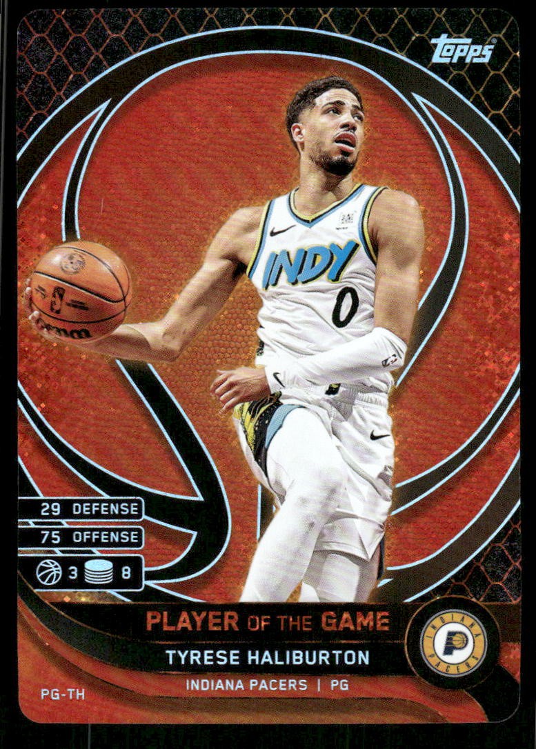 2025-26 Topps Match Attax #PG-TH Tyrese Haliburton Player of the Game