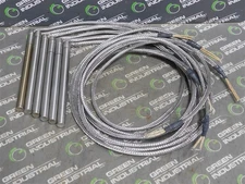 NEW Lot of 6 Heatron LJ7AX89A Cartridge Heaters 240V 200W 7" L 0.495" Dia