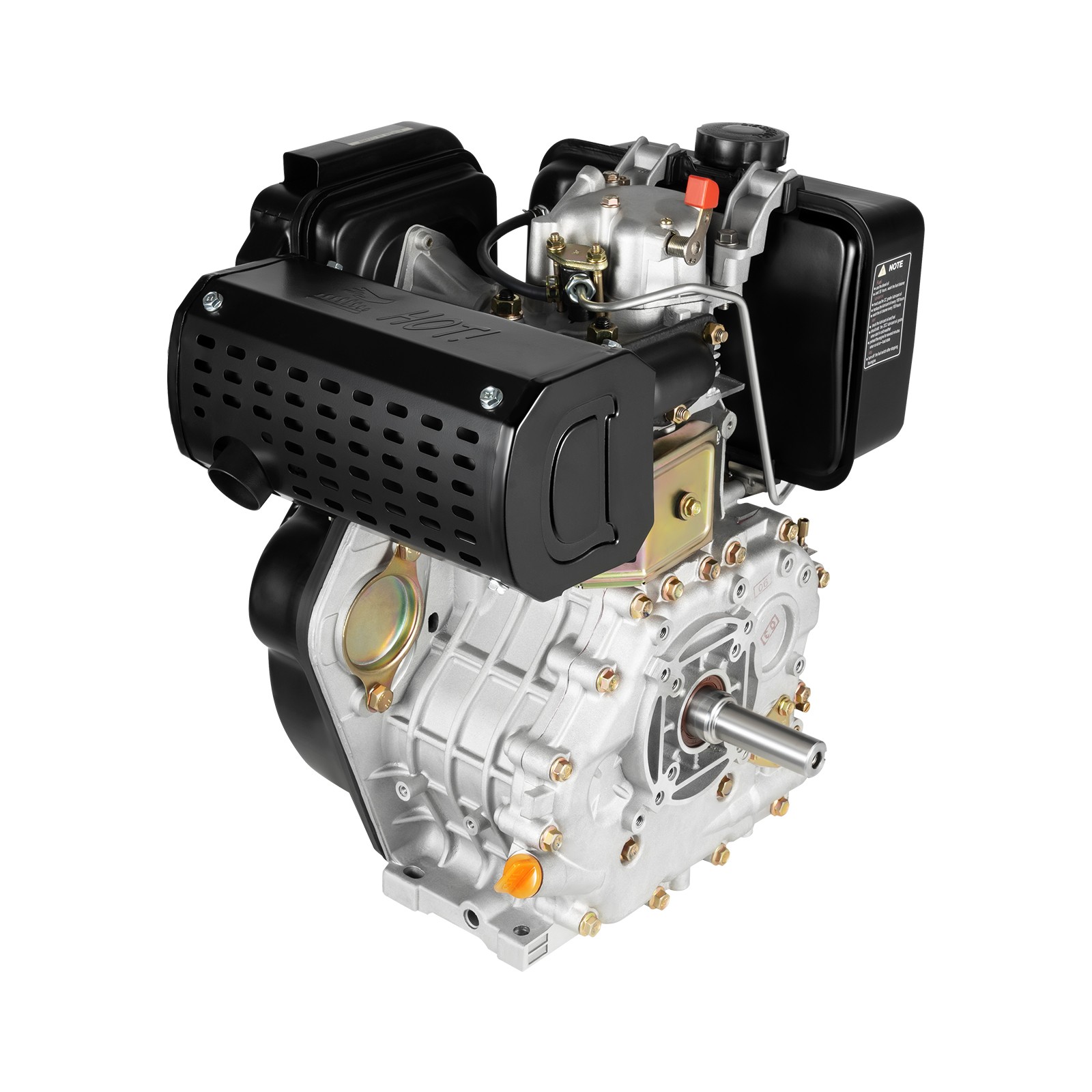 418CC Heavy Duty 10HP 4 Stroke Diesel Engine Single Cylinder 1" Shaft Air-Cooled thumbnail 14
