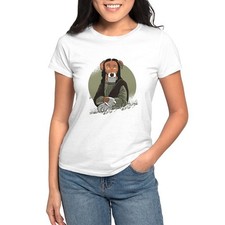 CafePress Mona Lisa Dog T Shirt Women's T-Shirt 722928944 