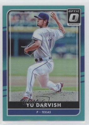 2016 Panini Donruss Optic Aqua 93/299 Yu Darvish #92 07rd