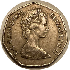 1981 Great Britain, 50 New Pence