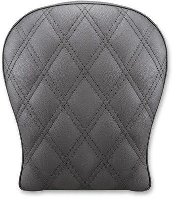 Saddlemen Detachable Pillion Pad Lattice Stitched Black 9'' Harley SA1024