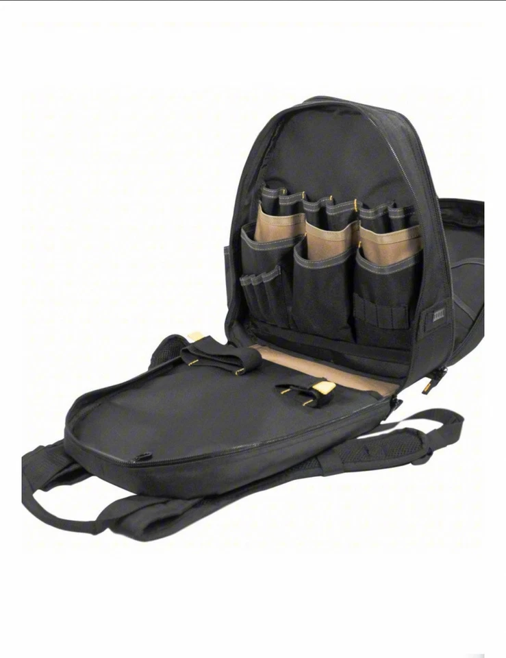 CLC TOOL BAG BACKPACK 8 Outside Pockets 36 Inside Pockets 13 1/4in Overall Wd - Image 2 of 4