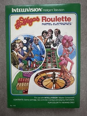 Mattel Electronics Intellivision Las Vegas Roulette Spiel OVP 1979