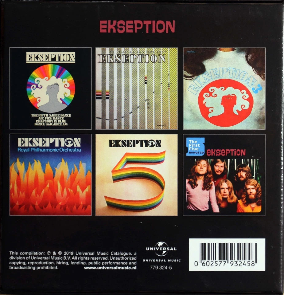 Ekseption-The First Five 6 cd box set with booklet - Image 2 of 2